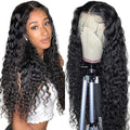 Small Curly Human Hair Wig - T-Part Lace Front with Tight Spiral Curls